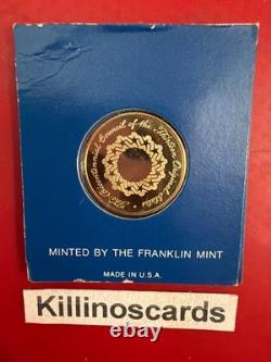 1976 Bicentennial Council of the 13 Original States GOLD Medal Franklin Mint