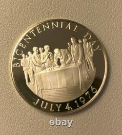 1976 Bicentennial Day Sterling Silver Medal Franklin Mint MS proof