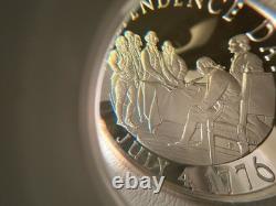 1976 Bicentennial Day Sterling Silver Medal Franklin Mint MS proof