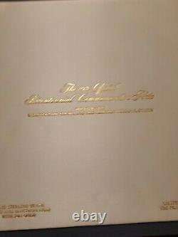 1976 FRANKLIN MINT BICENTENNIAL COMMEMORATIVE GOLD/ SILVER PLATE serial #4757