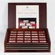 1976 Franklin Mint 100 Greatest Americans 500gr. 925 Silver 100 Bar Complete Set