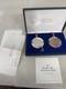 1976 Franklin Mint Bicentennial 4.16 Ozt Sterling Silver And Bronze 2-medal Set