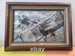 1976 Franklin Mint Silver Scenes in Frames. 925 Sterling Silver Set of Four Pics