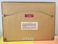 1976 Franklin Mint Silver Scenes in Frames. 925 Sterling Silver Set of Four Pics