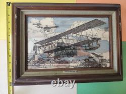 1976 Franklin Mint Silver Scenes in Frames. 925 Sterling Silver Set of Four Pics