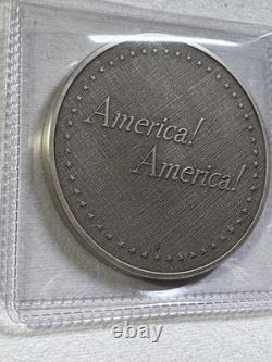 1976 Franklin Mint Sterling Silver America! America! Medal