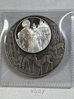 1976 Franklin Mint Sterling Silver God Shed his Grace on Thee Medal