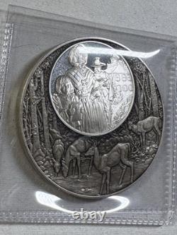 1976 Franklin Mint Sterling Silver God Shed his Grace on Thee Medal
