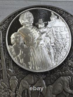 1976 Franklin Mint Sterling Silver God Shed his Grace on Thee Medal