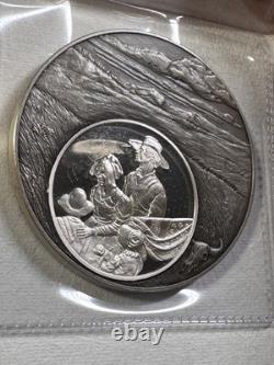1976 Franklin Mint Sterling Silver O Beautiful for Spacious Skies Medal