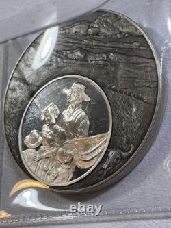 1976 Franklin Mint Sterling Silver O Beautiful for Spacious Skies Medal
