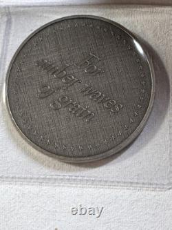1976 Franklin Mint Sterling Silver for Amber Waves of Grain Medal