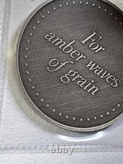 1976 Franklin Mint Sterling Silver for Amber Waves of Grain Medal