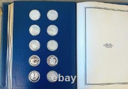 1976 Franklin Mint The Fifty-State Bicentennial Medal Collection Sterling Silver