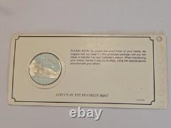 1976 New Mexico Cultural Mosaic 1oz Sterling Silver In Orginal Packaging