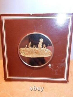 1977 El Museo Del Oro Ofrenda Ceremonia De El Dorado. 925/GP 1 oz Troy Coin
