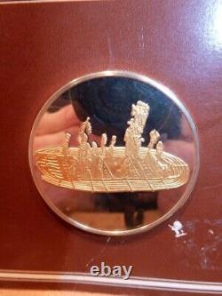 1977 El Museo Del Oro Ofrenda Ceremonia De El Dorado. 925/GP 1 oz Troy Coin