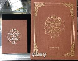 1977 Franklin Mint Good Luck Collection Sterling Silver Medal Set In Org. Box