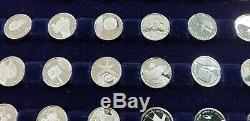 1977 Franklin Mint NASA, SPACE, SKY LAB, APOLLO, ETC mini coins set 60 coins