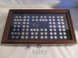 1977 Franklin Mint Presidents and First Ladies Solid Sterling Silver 80 Medals