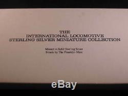 1977 International Locomotive Sterling Silver Miniature Collection 50 Bars