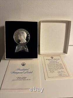 1977 Jimmy Carter. 999 Fine Silver Presidential Inaugural Medal