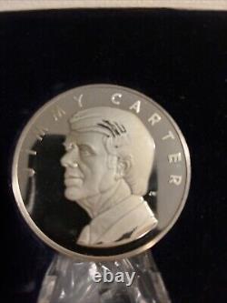 1977 Jimmy Carter. 999 Fine Silver Presidential Inaugural Medal