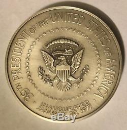 1977 Jimmy Carter. 999 Silver Inaugural Medal by Franklin Mint never opened