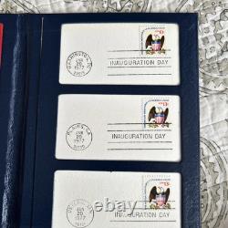 1977 Jimmy Carter Official Inaugural Medal. 999 Fine Proof Silver Stamps And +