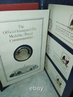 1977 Jimmy Carter The Official Inaugural Day Silver Proof Medal Commemorative