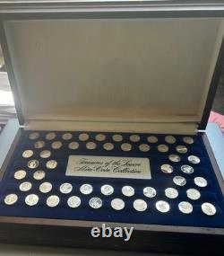 1977 Sterling Silver Franklin Mint Treasures Of The Louvre Mini Coin Collection