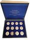 1978 Franklin Mint Medallic Commemorative Society International 12 Silver Set