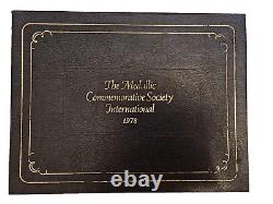 1978 Franklin Mint Medallic Commemorative Society International 12 Silver Set