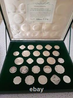 1978 Franklin Mint Official Gaming Coins Of World Great Casinos 25 Silver Coins