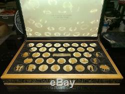 1978 Franklin Mint THE GOLDEN TREASURES OF EGYPT Silver Proof Set 36 Troy ounces