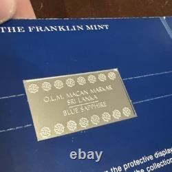 1978 OLM Macan Markar Ltd Colombo Sri-Lanka Franklin Mint Sterling Silver Bar