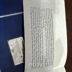 1978 OLM Macan Markar Ltd Colombo Sri-Lanka Franklin Mint Sterling Silver Bar