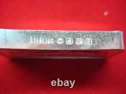 1979 FRANKLIN MINT XMAS INGOT 1000 GRAINS STERLING SILVER PROOF With0B/PAPERS