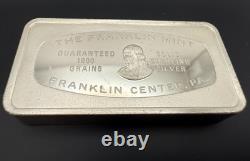 1979 Franklin Mint Christmas Ingot Sterling Silver 1000 Grains / 2.3 Oz No Box
