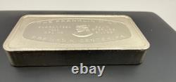 1979 Franklin Mint Christmas Ingot Sterling Silver 1000 Grains / 2.3 Oz No Box
