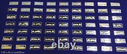 1980 FM Sterling Silver 63pc Classic Car Miniature Collection with Box & COA