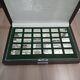 1980 Franklin Mint Sterling Silver With World Jewels In Numbered Lock Case