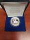 1980 Panama 20 Balboas Franklin Mint Silver Proof Coin Withcoa