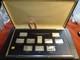 1980 United States Olympic Sterling Silver Postage Stamps Franklin Mint With Coa