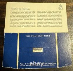 1981 Franklin Mint Classic Car Museum Sterling Silver Collection Set Of 6 1981 Franklin Mint Classic Car Museum Sterling Silver Collection Set Of 6