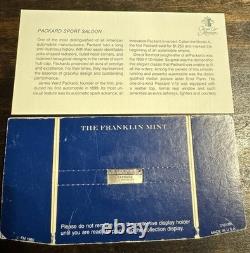 1981 Franklin Mint Classic Car Museum Sterling Silver Collection Set Of 6