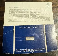 1981 Franklin Mint Classic Car Museum Sterling Silver Collection Set Of 6