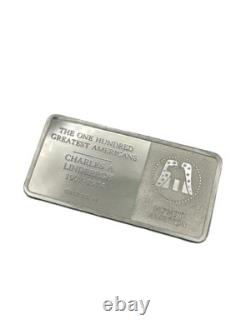 1981 Franklin Mint Greatest Americans Pilot Charles A Lindbergh Sterling Silver