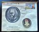 1982 Fdr 100th Anniv. 1 Oz. 999 Fine Silver Round Plus First Day Stamp Ogp Toner