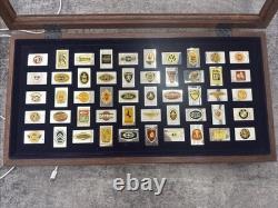 1982 Franklin Mint Automobile Emblems Sterling Silver 50 Ingots Complete Set